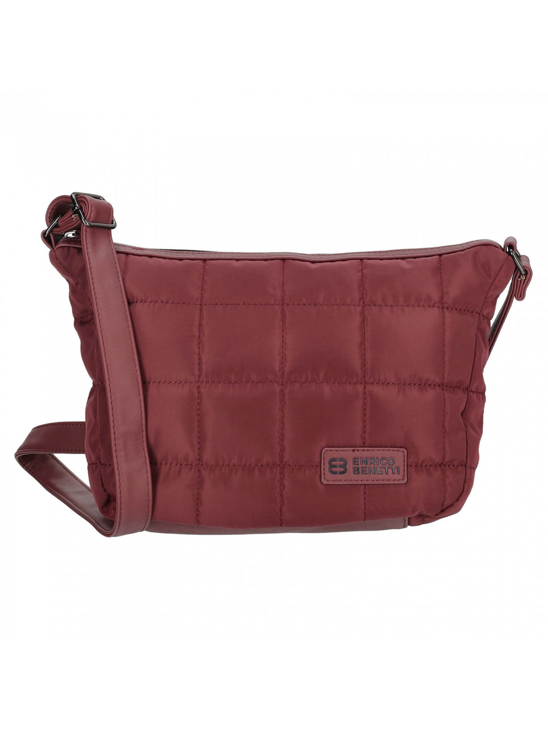 Elegantní prošívaná dámská crossbody kabelka Enrico Benetti Paula – vínová